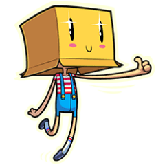 [LINEスタンプ] Introducing Box Box 