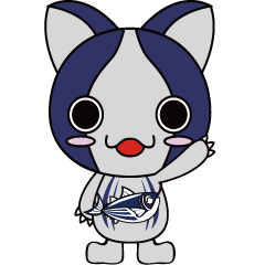 [LINEスタンプ] カツオにゃんこ 