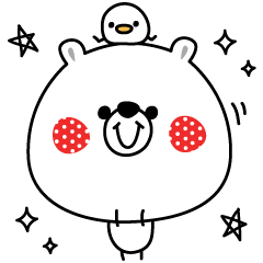 [LINEスタンプ] くまくま☆ 