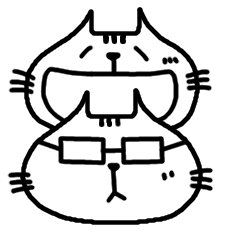 [LINEスタンプ] ふたごねこ 