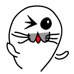 [LINEスタンプ] 彼はアザラシ。 彼はスノッブ。 彼は正直。 