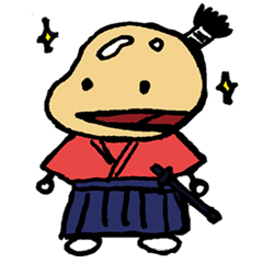 [LINEスタンプ] まめざむらい 