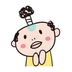 [LINEスタンプ] 愉快な、ちょんまげパーマ君。ビジネス編 fetchpriority=high