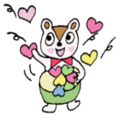 [LINEスタンプ] くまのクー 
