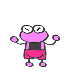 [LINEスタンプ] Monster of pink 