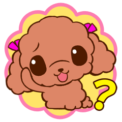 [LINEスタンプ] プードルたん 