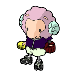 [LINEスタンプ] 部活の羊 