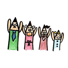 [LINEスタンプ] 鉛筆ファミリー 