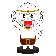 [LINEスタンプ] Hanuman Kid (Eng) 