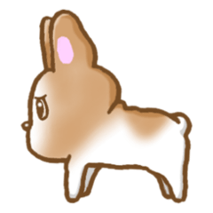 [LINEスタンプ] フレンチブルドッグ 自信のない犬 