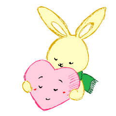 [LINEスタンプ] 泣けるスタンプ(ココロ君とうさぎ) fetchpriority=high