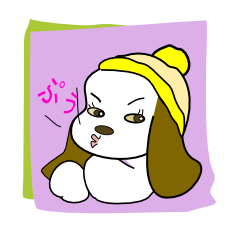 [LINEスタンプ] A girlfriend of Elmo 