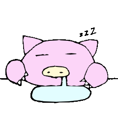 [LINEスタンプ] よだれぶた 