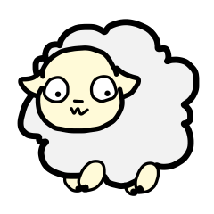 [LINEスタンプ] はげひつじ 