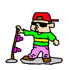 [LINEスタンプ] 横乗りエイト君 