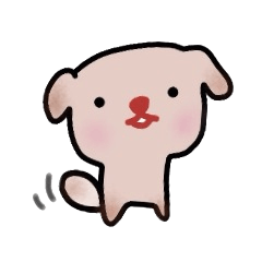 [LINEスタンプ] 子犬の遠吠え 