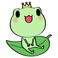 [LINEスタンプ] カエルのクク fetchpriority=high