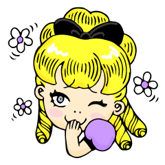 [LINEスタンプ] 肉食プリンセスぷりこ♡ 