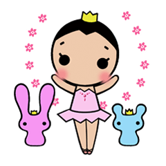 [LINEスタンプ] アトリエヨシノ公式 ヨシノちゃん fetchpriority=high