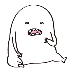 [LINEスタンプ] キモカワキャラ うじゅ 