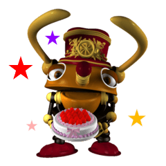 [LINEスタンプ] メカバイト 