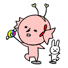[LINEスタンプ] 見習い魔法少女、アメちゃん。 