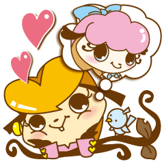 [LINEスタンプ] つっぱリス ポンパとドール Vol.2 