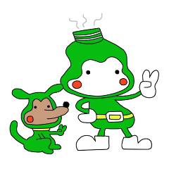 [LINEスタンプ] 癒し戦隊お灸マン 