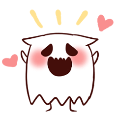[LINEスタンプ] おばけのピエール 