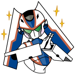 [LINEスタンプ] 鉄道ロボット娘スタンプ 