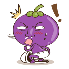 [LINEスタンプ] Mr. Mangosteen 