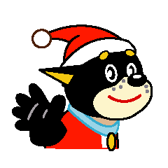 [LINEスタンプ] 黒柴テリーちゃんの四季 