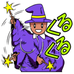 [LINEスタンプ] 魔法使いの呪文 