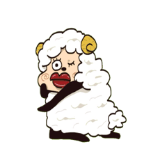 [LINEスタンプ] 羊のマリア 