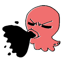 [LINEスタンプ] タコタコタコ時々イカ 