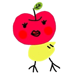 [LINEスタンプ] りんごマン 