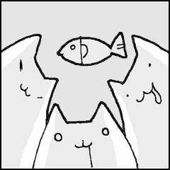 [LINEスタンプ] ねこひと 