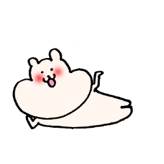 [LINEスタンプ] もちハムのゆるーいスタンプ 