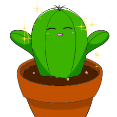 [LINEスタンプ] あの子のさぼてん 