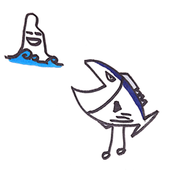 [LINEスタンプ] 枕崎のかつぅーお 