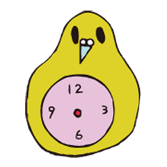 [LINEスタンプ] 鳩時計のぽっぽちゃん fetchpriority=high