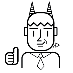 [LINEスタンプ] DEVIL OFFICE BOY 
