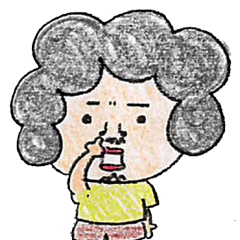 [LINEスタンプ] アフロちゃんず 