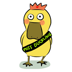 [LINEスタンプ] So-called Ugly Duckling Sister 