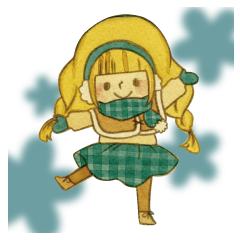 [LINEスタンプ] ぱつ仔と楽しい仲間たち