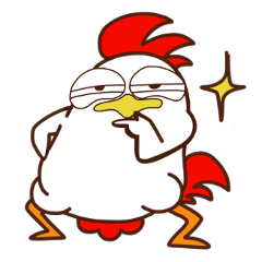 [LINEスタンプ] Koshiro : Funny Chicken 