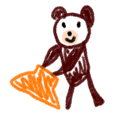 [LINEスタンプ] おちびクレヨン 