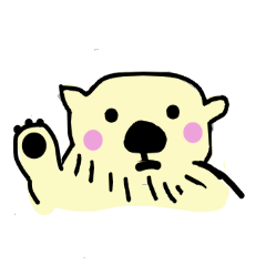 [LINEスタンプ] ゆる〜いラッコ 
