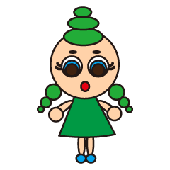 [LINEスタンプ] 幸せの小人グリーンペペ 