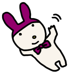 [LINEスタンプ] ごろごろうさぴょん 